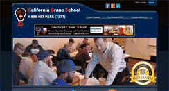 Desktop Screenshot of californiacraneschool.com